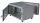 EFB Elektronik 691606VGR.50 Rack 6U Wandmontiertes Regal Grau