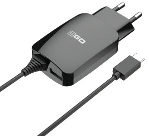 2GO 797167 Ladegerät für Mobilgeräte Universal Schwarz AC Drinnen