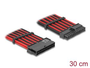 DELOCK Mainboard Powerkabel 24 Pin St. zu 24 Pin Bu. 30cm