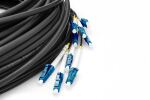 Digitus Vorkonfektionierte Glasfaser Universal Breakout Kabel, Singlemode OS2, 12 Fasern, LC/UPC - LC/UPC