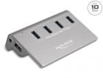 DELOCK USB 3.2 Gen 2 Hub mit 4 USB Typ-A Ports