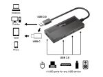 Equip 4-Port-USB 3.0-Hub und Adapter für USB-C