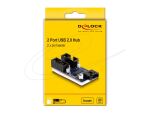 DELOCK USB 2.0 Pfostenstecker Hub 2 Port