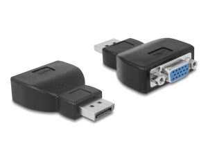 DELOCK Displayport Adapter DP -> D-Sub15 St/Bu schwarz