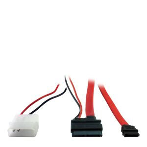 Inter-Tech 88885264 SATA-Kabel 0,3 m SATA 7-pin Rot