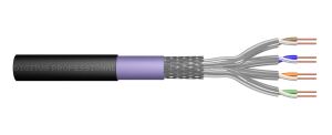 DIGITUS Instal-kab Cat7 SFTP tw.Pair 1000m schw. Erdkabel Speditionsversand
