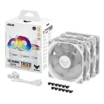 ASUS TUF GAMING TR120 ARGB REVERSE 3IN1 White Computergehäuse Luftkühlung 12 cm Weiß