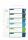 Durable 679427 Tab-Register Leerer Registerindex Polypropylen (PP) Mehrfarbig