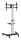 Manhattan 462327 TV-Halterung 2,18 m (86") Schwarz, Silber