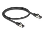 DELOCK RJ45 Netzwerkkabel Cat.8.1 S/FTP 1m-40Gbps schwarz