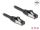 DELOCK RJ45 Netzwerkkabel Cat.8.1 S/FTP 1m-40Gbps schwarz