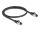 DELOCK RJ45 Netzwerkkabel Cat.8.1 S/FTP 1m-40Gbps schwarz