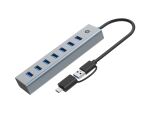 Conceptronic HUBBIES21G 7-Port-USB 3.0-Hub, 5Gbps, USB-A x 7