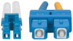 Intellinet Glasfaser LWL-Anschlusskabel, Duplex, Singlemode, LC/SC, 9/125 µm, OS2, 5 m, gelb