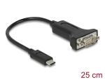 DELOCK Adapter USB Type-C zu 1 x Seriell RS-232 D-Sub 9