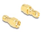 DELOCK Adapter RP-SMA Stecker zu SMA Buchse HBI59-1