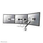 Neomounts NM-D775DX3WHITE Flachbildschirm-Tischhalterung 68,6 cm (27") Tisch/Bank Weiß