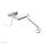 Neomounts NM-D775DX3WHITE Flachbildschirm-Tischhalterung 68,6 cm (27") Tisch/Bank Weiß
