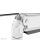 Neomounts NM-D775DX3WHITE Flachbildschirm-Tischhalterung 68,6 cm (27") Tisch/Bank Weiß