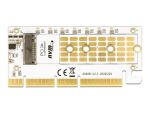 DELOCK PCI Express x16 (x4 / x8) Karte zu 1 x NVMe M.2 Key M