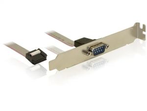 DeLOCK 82768 Serien-Kabel Grau 0,4 m DB9 M