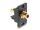 DELOCK Panel Mount Cinch Bu.zu Cinch Bu.vergold. rot/schwarz