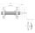 Equip 32"-65" Modulare Push und Pop TV-Wandhalterung