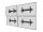 Equip 32"-65" Modulare Push und Pop TV-Wandhalterung