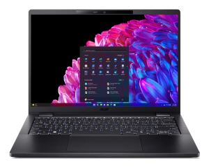 Acer TravelMate P6 TMP614-73-TCO-79JZ Intel Core Ultra 7 155H Laptop 35,6 cm (14") WUXGA 16 GB LPDDR5x-SDRAM 512 GB SSD Wi-Fi 7 (802.11be) Windows 11 Pro Schwarz
