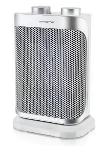 Emerio FH-110691.4 Elektrische Raumheizung Drinnen Silber, Weiß 1500 W Elektrischer Raumheizlüfter