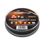 MediaRange MR451 DVD-Rohling 4,7 GB DVD+RW 10 Stück(e)