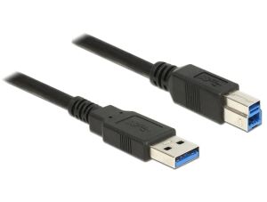 DeLOCK 85068 USB Kabel USB 3.2 Gen 1 (3.1 Gen 1) 2 m USB A USB B 5 Gbit/s Schwarz