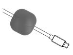 DeLOCK 18299 Kabel-Organizer Tisch/Wand Kabelhalter Schwarz, Grau, Weiß 6 Stück(e)