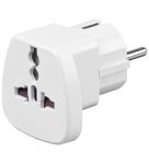 Alcasa 1500-RA1 Netzstecker-Adapter Weiß