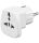 Alcasa 1500-RA1 Netzstecker-Adapter Weiß