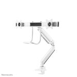 Neomounts NM-D775DXWHITE Monitorarm 10-32" - Gasfeder - Topfix - 180°-Stopp