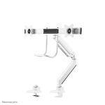 Neomounts NM-D775DXWHITE Monitorarm 10-32" - Gasfeder - Topfix - 180°-Stopp