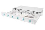 Digitus LWL Spleißbox, 1HE, bestückt, 6x LC DX, OM3