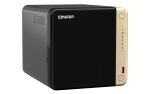 QNAP TS-464 NAS Tower Intel® Celeron® N5095 8 GB DDR4 0 TB QNAP QTS Schwarz