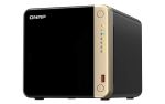 QNAP TS-464 NAS Tower Intel® Celeron® N5095 8 GB DDR4 0 TB QNAP QTS Schwarz
