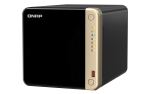 QNAP TS-464 NAS Tower Intel® Celeron® N5095 8 GB DDR4 0 TB QNAP QTS Schwarz