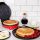 Uncanny Brands WM1POKPIKEU Waffeleisen 1 Waffel(n) Schwarz, Rot, Gelb