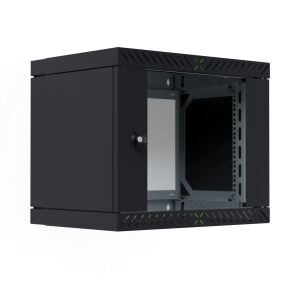 EFB Elektronik WGX-0906TS.G1 Rack 9U Wandmontiertes Regal Schwarz