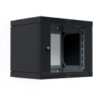 EFB Elektronik WGX-0906TS.G1 Rack 9U Wandmontiertes Regal Schwarz