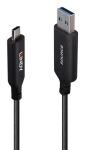Lindy 43397 USB Kabel USB 3.2 Gen 1 (3.1 Gen 1) 50 m USB A USB C 5 Gbit/s Schwarz