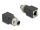 DELOCK M12 Adapter D-kodiert 4Pin Stecker zu RJ45 Buchse