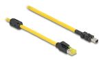 DeLOCK 81253 Netzwerkkabel Schwarz, Gelb 5 m Cat6