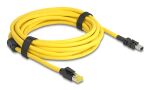 DeLOCK 81253 Netzwerkkabel Schwarz, Gelb 5 m Cat6