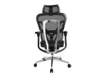Equip Ergonomischer Premium-Bürostuhl mit Kopfstütze und Armlehnen, Schwarz