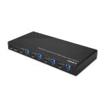 Lindy 39313 Tastatur/Video/Maus (KVM)-Switch Schwarz